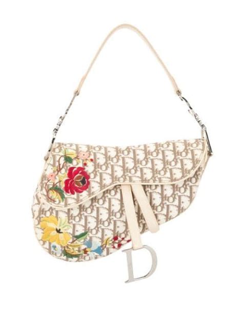 flower monogram dior bag|pre owned christian Dior bag.